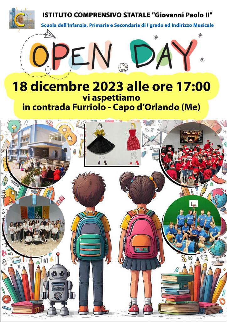 Open Day 2023 - Locadina