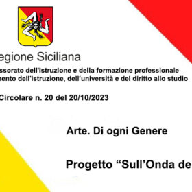 Banner del Progetto della Regione Sicilia - Circolare n 20 del 20-10-2023